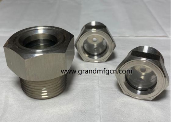 BSP 1/2 INCH stainless steel 304 knob type oil level indicators fluid sight glass sight window oil level gauges