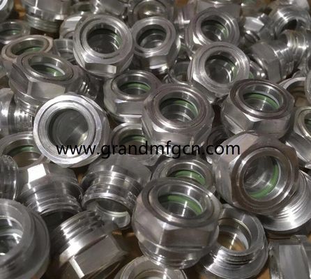 G1/2&quot; corrosion resistant sewing machine aluminum sight gauge screw-in Oil level sight glass oil level gauge indicatiors