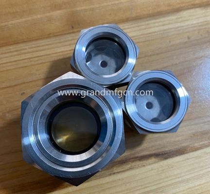 BSP 3/4 INCH stainless steel 304 knob type oil level indicators fluid sight glass sight window oil level gauges