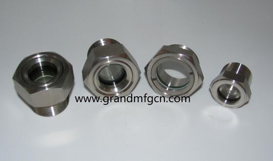 BSP G 1&quot; NPT 1&quot; stainless steel SUS304 oil level sight glass OIL LEVEL GAUGE OEM service no finishing