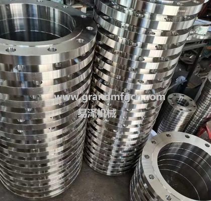 stainless steel 304 China Supplier Custom Made Large Diameter CNC Ring Stainless Steel Metal Flanges