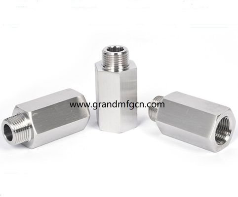 stainless steel 316L custom precision machined part accessories custom ss304 fittings OEM NPT SS304 connectors