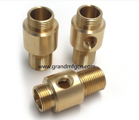 custom precision brass machined parts quality brass turned parts elbow thread connectors brass fittings