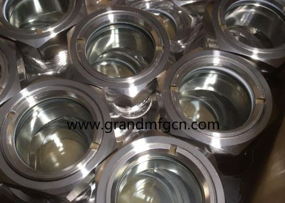 M60X2 M52X2 M42X2 stainless steel SS316 SS304 observation evaporator oil level sight glasses OEM service no finishing