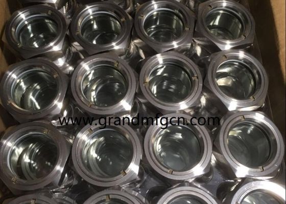 NPT1 1/2&quot; stainless steel SS316 SS304 observation evaporator oil level sight glasses OEM service no finishing