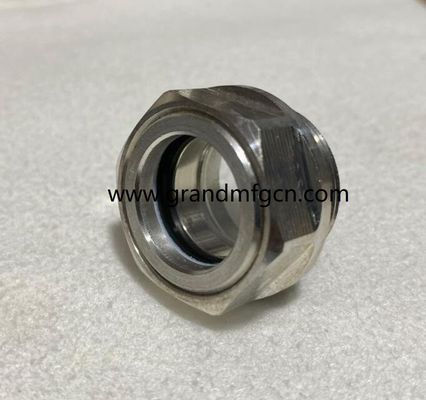 M22 corrosion resistant aluminum sewing machin sight gauge indicators Oil level sight glass oil level gauge indicatiors