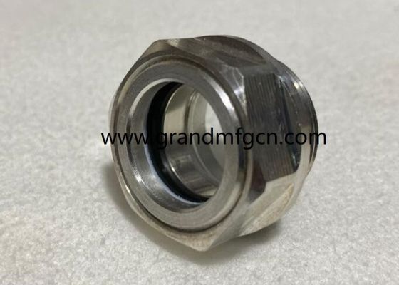 G1/2”corrosion resistant blower aluminum oil levels hex screw-in Oil level sight glass oil level gauge indicatiors