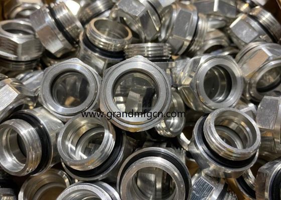 M27 M28 M30 M33 M36X1.5 aluminum sewing machin sight gauge indicators Oil level sight glass oil level gauge indicatiors