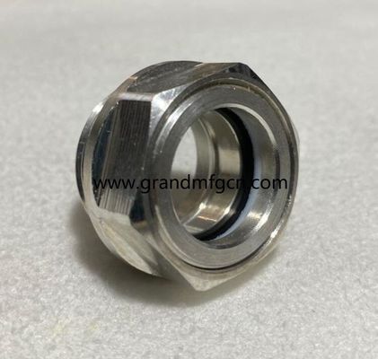 M33 M27X1.5 aluminum anodizing color sight glass hex screw-in Oil level sight glass oil level gauge indicatiors