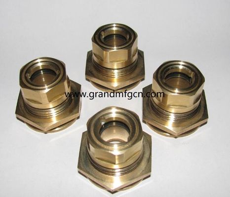 UNF3/4&quot; oil level sight with hexagon nut for tank oil level checking Oil level sight glass oil level gauge indicatiors