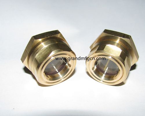 male NPT pipe threads 1/2&quot; 3/4&quot; vaccum pump oil level sight glass indicator  reducer oil sight glass aircompressor sight