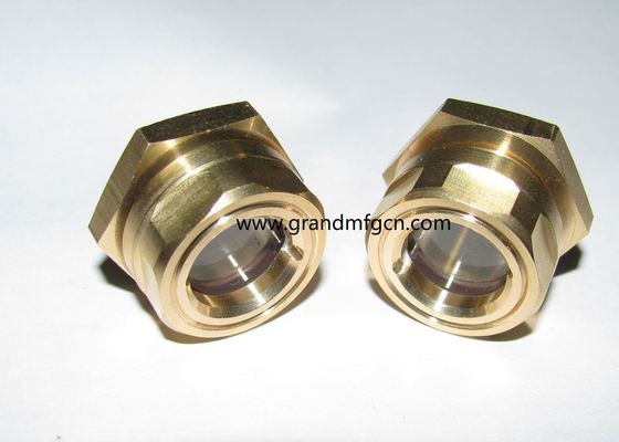 male NPT pipe threads 3/8 inch  vaccum pump oil level sight glass indicator  reducer oil sight glass aircompressor sight