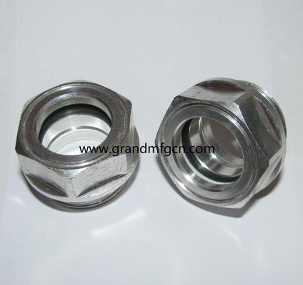 M36 M24X1.5 aluminum anodizing color sight glass hex screw-in Oil level sight glass oil level gauge indicatiors