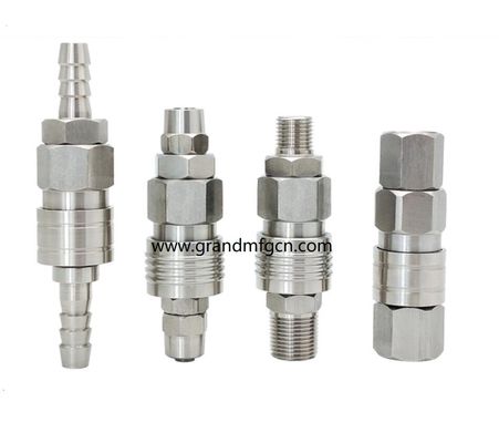 stainless steel 316L custom precision machined part accessories custom ss304 fittings OEM NPT SS304 connectors