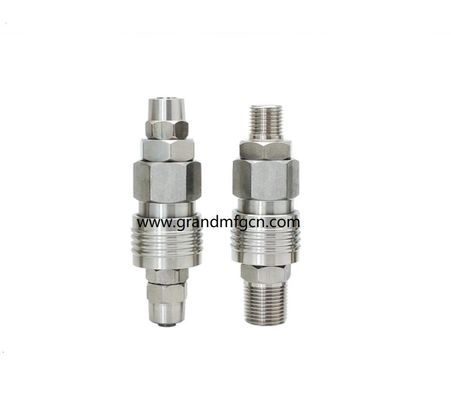 stainless steel 316L custom precision machined part accessories custom ss304 fittings OEM NPT SS304 connectors