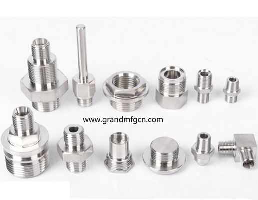 stainless steel 316L custom precision machined part accessories custom ss304 fittings OEM NPT SS304 connectors