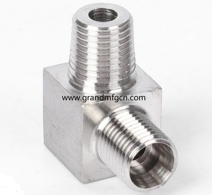 stainless steel 316L custom precision machined part accessories custom ss304 fittings OEM NPT SS304 connectors
