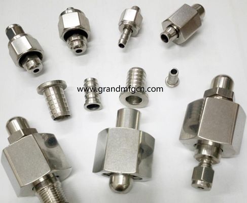 stainless steel 304 316 barb connection fittings custom precision machined part accessories