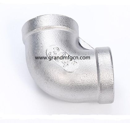 stainless steel 304 316 custom precision machined part accessories ss304 elbow fittings OEM NPT SS304 connectors