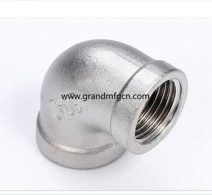 stainless steel 304 316 custom precision machined part accessories ss304 elbow fittings OEM NPT SS304 connectors
