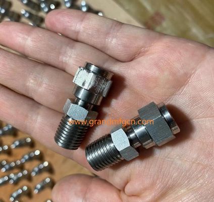 NPT1/2 inch stainless steel 316 release valve withstand 2800PSI pressure in stock custom precision machined part