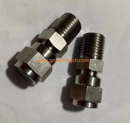 stainless steel SUS304 hexagon locking nut precision turned SS304 fitting accessories