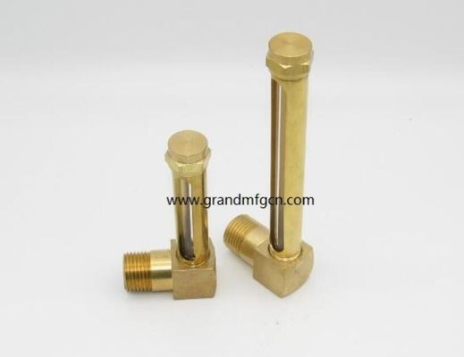 NPT thread 3/8 inch observation brass oil level sight gauges indicators oil level check gauges for oil container