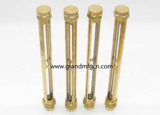 NPT thread 3/8 inch observation brass oil level sight gauges indicators oil level check gauges for oil container