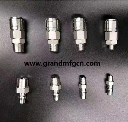 stainless steel SUS304 hexagon locking nut precision turned SS304 fitting accessories