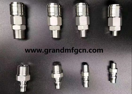 stainless steel  SUS316 Machined connectors OEM precision turned part accessories MALE THREAD