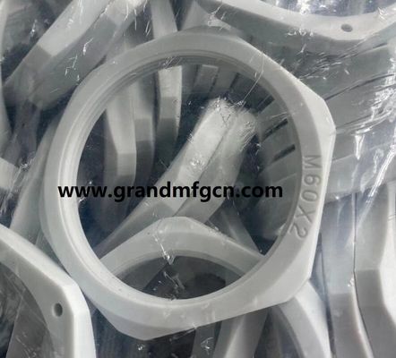 Metric thread M52X2 M42x2 plastic hexagon nut all size custom available made in China