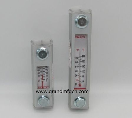 GM-YWZ-125T aluminum hydraulic oil level indicator with level marks for Thin-wall container
