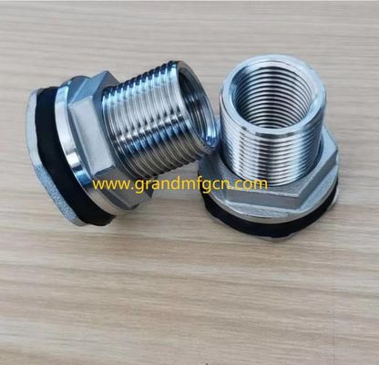 stainless steel  SUS316 Machined connectors OEM precision turned part accessories MALE THREAD