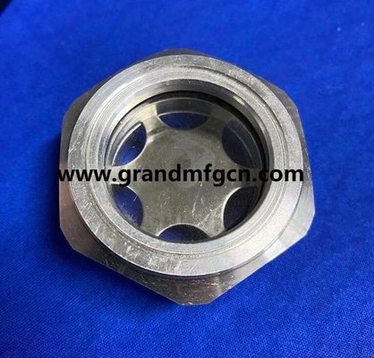 M33X1.5 M27X1.5 aluminum anodizing color sight glass hex screw-in Oil level sight glass oil level gauge indicatiors