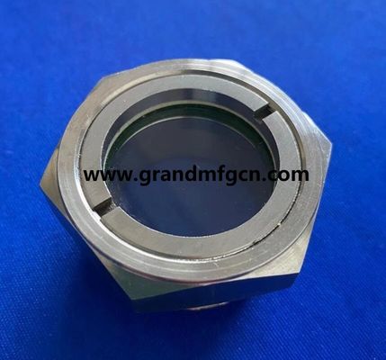 M33X1.5 M27X1.5 stainless steel 304 oil sight glass window hex Oil level sight glass oil level gauge indicatiors