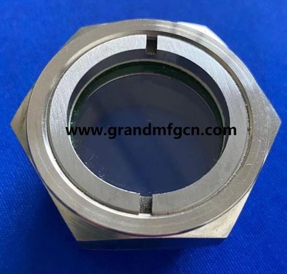 M33X1.5 M27X1.5 stainless steel 304 oil sight glass window hex Oil level sight glass oil level gauge indicatiors