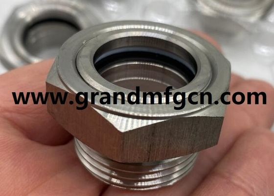 G3/4&quot; ss304 oil sight window Industries lab Equipmen stainless steel 304 oil sight glass window with transparent glass