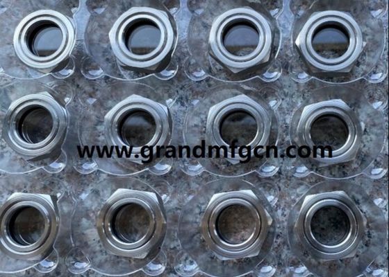 NPT 1&quot;  SS304 oil sight window piping line stainless steel 304 oil sight glass window with transparent glass