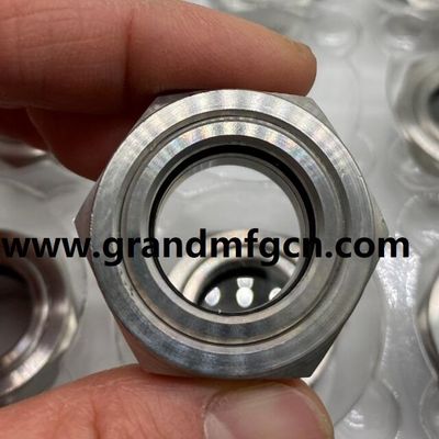 NPT 3/4&quot;  SS oil sight window Industries lab Equipmen stainless steel 304 oil sight glass window with transparent glass