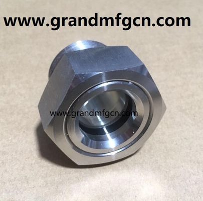 male thread NPT 1” SS304 sight glass oil sight window for Laboratory Vessel Stainless Steel Autoclave Reactor