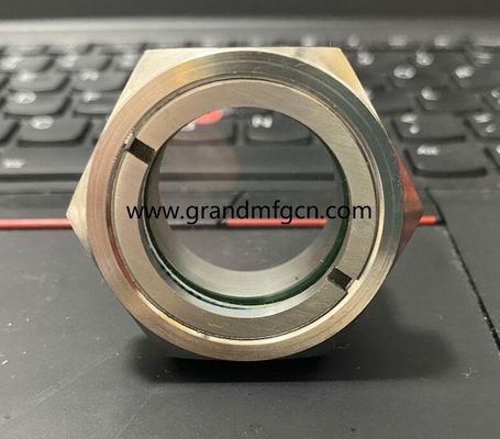 HIGH PRESSURE 1500PSI SIGHT FLOW WINDOW 1&quot;2&quot;3&quot; NPT oil sight glass fluid flow sight window level gauges