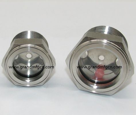HIGH PRESSURE 1500PSI SIGHT FLOW WINDOW WITH RED BALL BSP G3/4&quot; oil sight glass fluid flow sight gauges with red ball