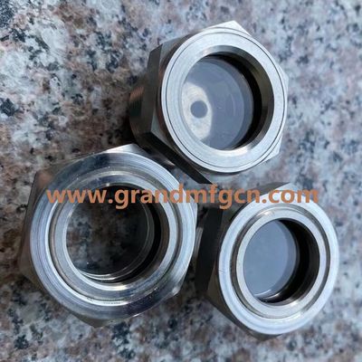 HIGH PRESSURE 1500PSI SIGHT FLOW WINDOW WITH RED BALL BSP G3/4&quot; oil sight glass fluid flow sight gauges with red ball