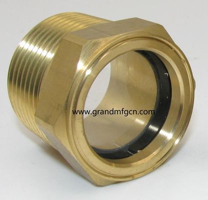male NPT pipe threads 1 1/4&quot;  vaccum pump oil level sight glass indicator  reducer oil sight glass aircompressor sight