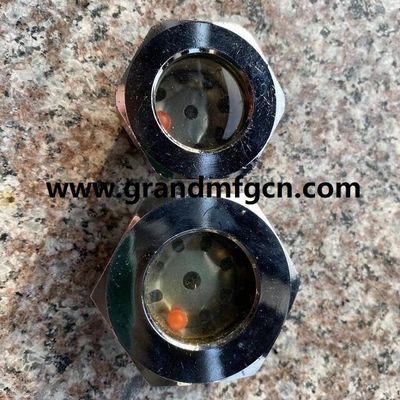 NPT 1/2&quot; BITZER refrigeration fused steel sight glass with red ball fused sight window sight glass manufacturer China