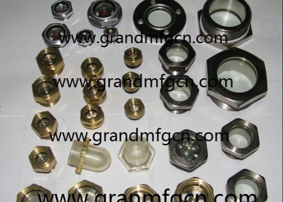 NPT 3/4 BITZER refrigeration fused steel sight glass with red ball fused oil level sight window viewport oil level gauge