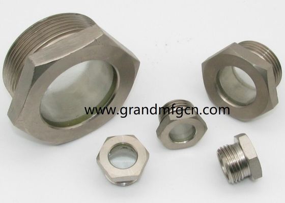 NPT 3/8&quot; BITZER refrigeration fused steel sight glass with red ball fused sight window sight glass manufacturer China