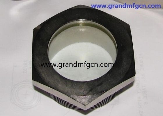NPT 1,1/2 inch BITZER fused steel sight glass with floating ball fire fighting system waste cones water flow indicators