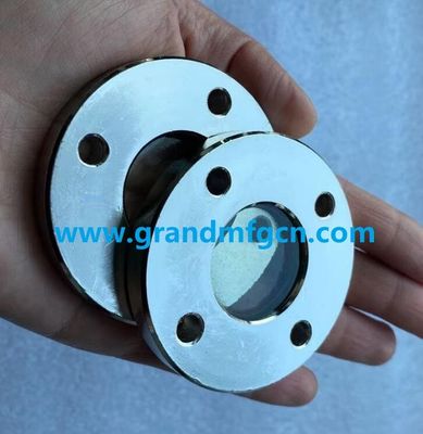 Bitzer refrigeration fused steel flange sight glass fused sight window sight glass nickel plated manufacturer China