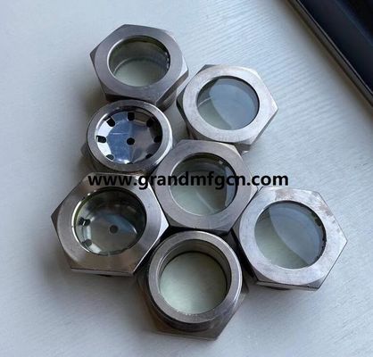 NPT 2&quot; 3&quot; BITZER refrigeration fused steel sight glass with reflector fused sight window sight glass manufacturer China